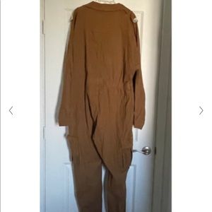 American Bazi, brown jumpsuit, 2X